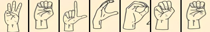 Sign language image